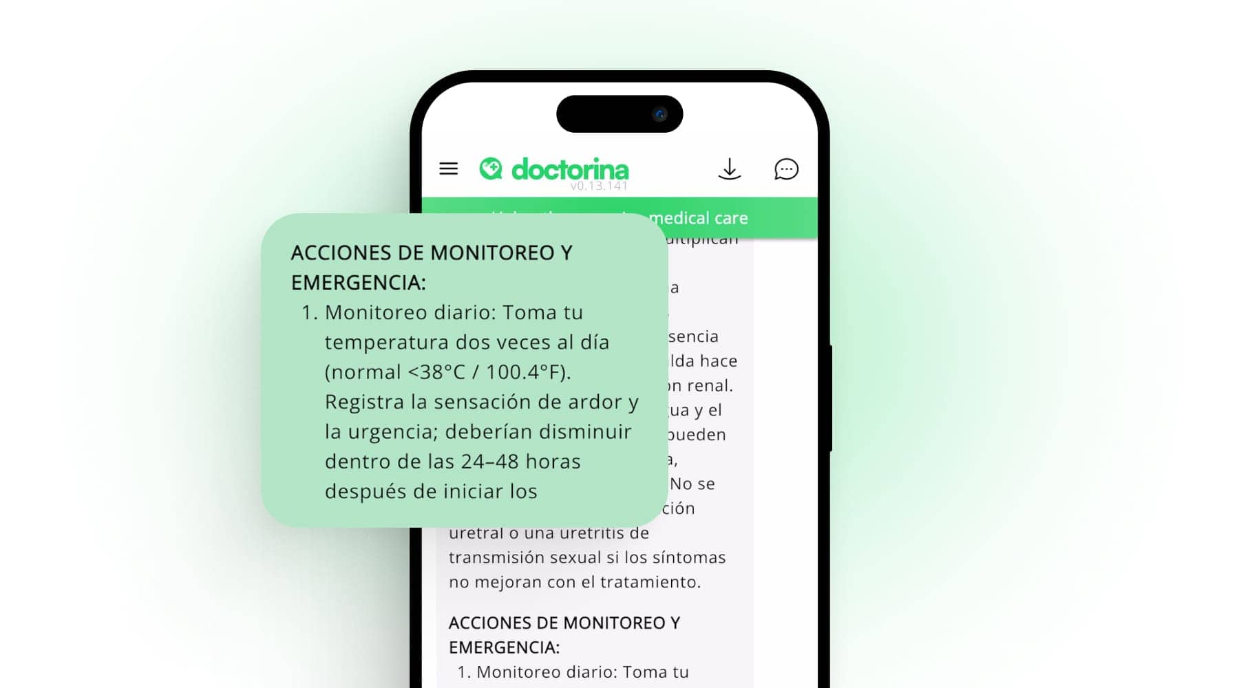 Diagnóstico en Doctorina